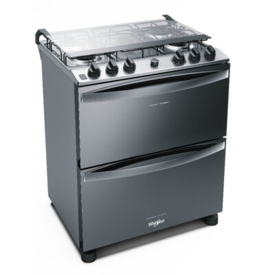 COCINA WHIRLPOOL WFD5NARRUW 5H INOX DOBLE HORNO